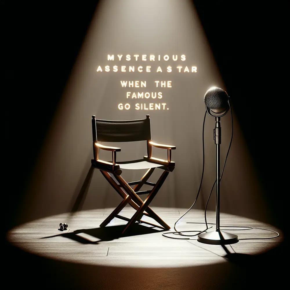 Tajemnicza nieobecność gwiazdy: kiedy znani milkną – co się za tym kryje?